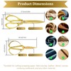 Ribbon Cutting Ceremony Kit with Gold Ceremonial Scissors (5-Person Set)