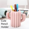 Pen Holder, Creative Cactus Shape Desk Organizer Makeup Brush Holder