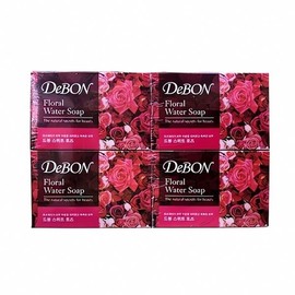 Debon Fresh Lily Soap, 4 packs, cleaning products, shower, body tablet, fragrance, skin care, natural ingredients, moisturizing, cash on delivery or payment when ordering / 드봉 후레쉬 릴리 비누 4입 청결 용품 샤워 바디 정제 향기 스킨 케어 자연 성분 보습 착불 또는 주문시 결제