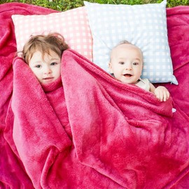 cagulax Warm Blanket Pink Soft Fleece Blankets Throw Blankets for Bed