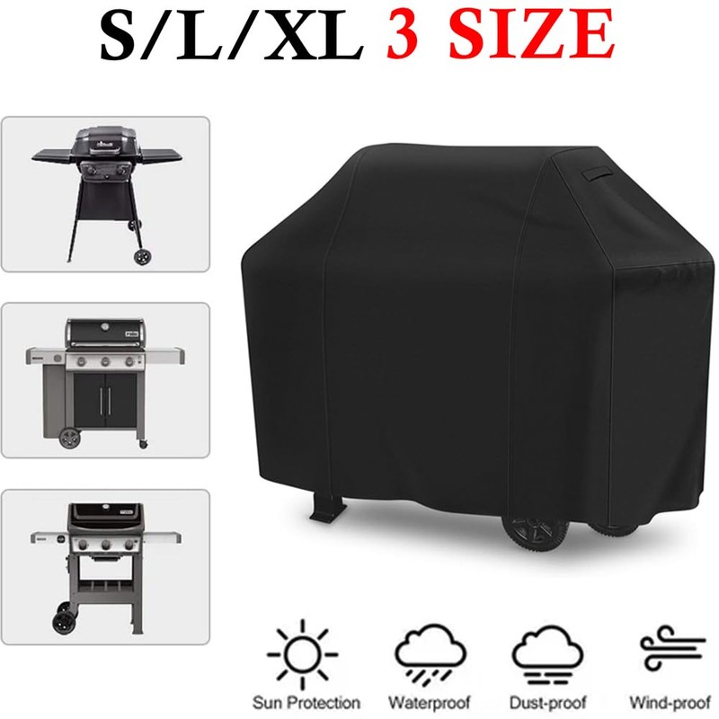 BBQ Cover Waterproof Gas Charcoal Barbecue Grill Protector Outdoor Garden
