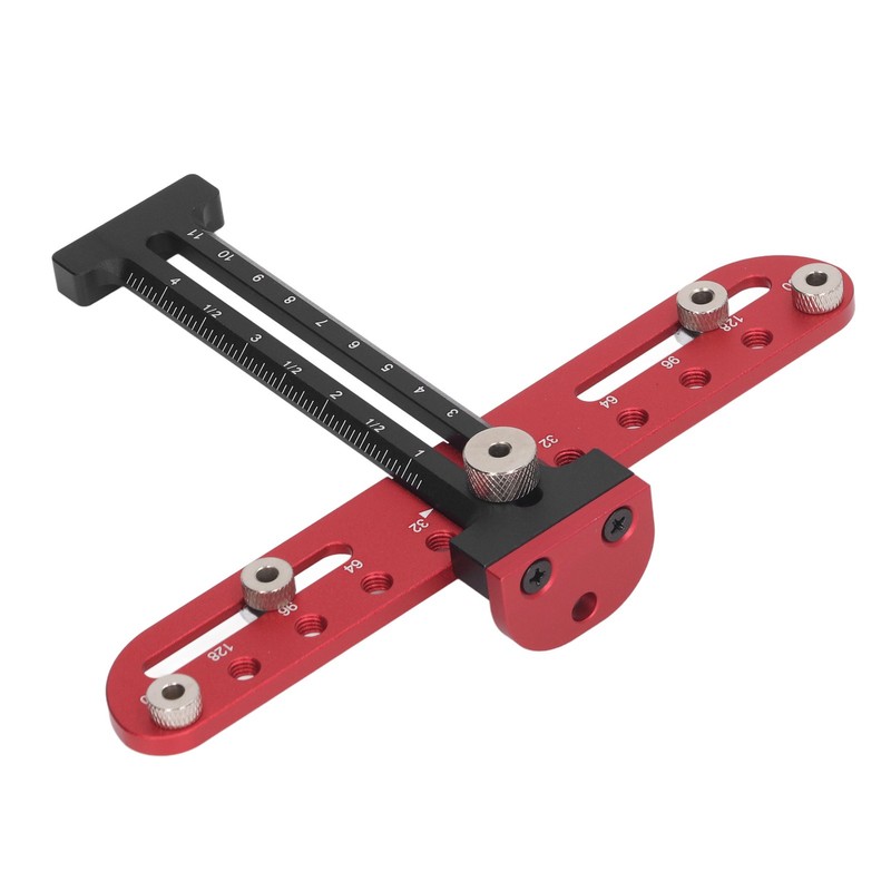 Handle Hole Drill Guide 4mm Cabinet Handle Jig Aluminum Alloy
