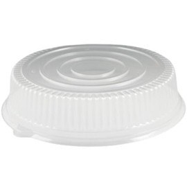 Sovereign Clear Plastic Round Tray Lid, (16") 1 Pc. - Durable & Stylish Design, Perfect for Parties, Events, Catering, Everyday Use, & More