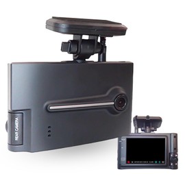 KEIYO AN-R078 Dash Cam Front + Car Camera Built-in Full HD GPS 3.5 Inch Touch Panel