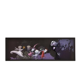 Idea Nuova Nightmare Before Christmas Dual Layer Wall Art 10" Hx30 W
