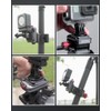 IFOOTAGE Action Camera Quick Release Set,Aluminium Alloy and PC,1/4" Screw