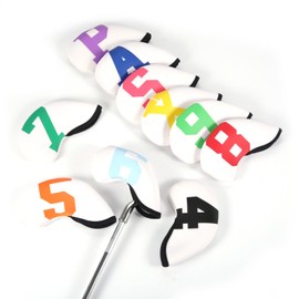 Golf Iron Covers Golf Iron Headcovers Golf Head Covers for Irons Set of 10 with Golf Count Wedge Headcovers Protect Iron Heads from Scratches and Damage High Visibility Discrimination Neoprene