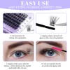 DIY Lash Clusters D Curl Fluffy Wispy Eyelash Extensions