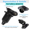CXTM 3-Pin Trailer Socket 3-Pin Trailer Adapter 3-Pin Socket 12