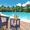LZRS Double Adirondack Side Table, Outdoor Side Tables, End Tables