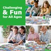 BenBen 1000 Piece Puzzle for Adults, Iconic America, 56 USA