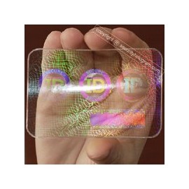 25 ID Cards Security Hologram Overlay Stickers with Micro Secure Technology and Extra Security Futures SHID-05 "Corporate ID Hologram"