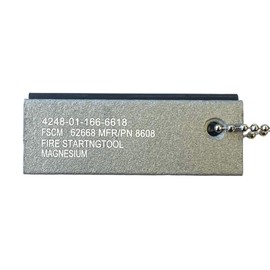 Tag-Z Magnesium Fire Starter - Camping Fire Starter - Ferro Rod Firestarter