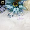 Ice sculpture handmade nail tips - Short ballerina / 얼음조각