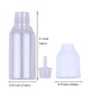50PCS 10ml Transparent Empty Squeezable Lab Solvents Liquid Dropper Bottles