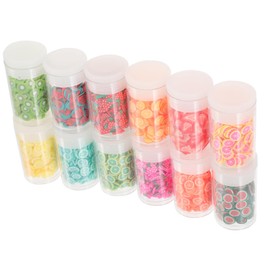 HONMEET Polymer Clay Fruit Nail Art Slices Diy Nail Decorations for Crafts and Cellphone Embellishments and Home Use