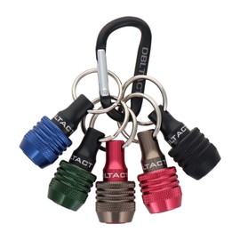 Sankyo Corporation DBH-A5K Lightweight Bit Holder, Set of 5, Navy, Moss Green, Gunmeta, Red, Matte Black