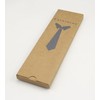 Mens Solid Linen Tie and Pocket Square Set - Slim