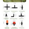 300Pcs Drip Irrigation Fittings Kit for 1/4" Tubing, Drip Line