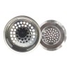 Macoll Set 2 Coladeras Malla Fregadero Lavabo Desagüe Acero Inoxid