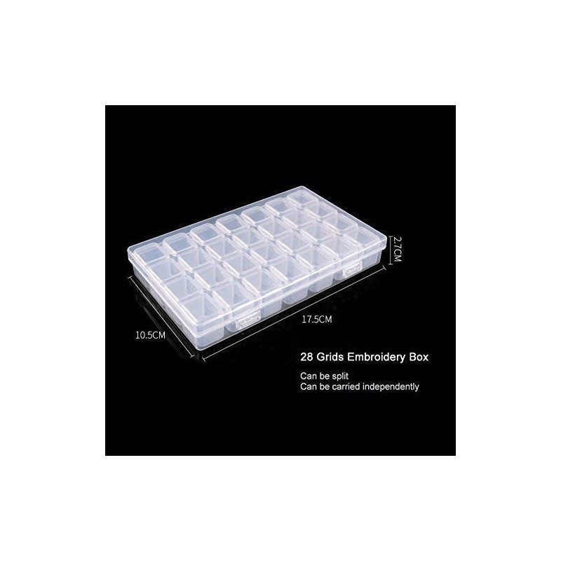 Saibangzi Diamond Painting Storage Box, Plastic Containers, Diamond Embroidery Box,