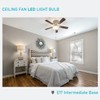 Maelsrlg E17 Intermediate Base LED Bulb, 6W (60 Watt Equivalent)