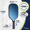 Sport Squad 2-Player Pickleball Paddle Set - 2 Fiberglass/Graphite Paddles