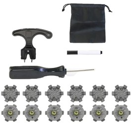 CZHYINB 30Pcs Golf Spikes Golf Shoe Spikes Replacements Gray