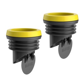 Gzpynsgaoh 2PCS Toilet Flanges Wax Rings with Prevent Backflow Valve，Toilet Flange Sealing Ring, Odorproof and Leak Proof Silicone Integrated Extended and Thickened Installation.