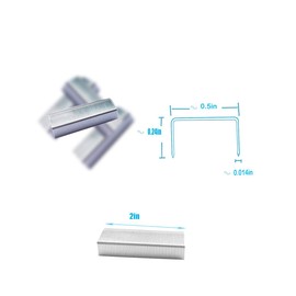 Standard Staples,Desktop Staples 1/4" (26/6), Galvanised Staples 26/6 Type, 1/4" (26/6) Jam Free Sharp Chisel Point Design Staples for Office School Home Stapler Stapling Refills - 4 Boxes (4000Pcs)