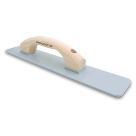 MARSHALLTOWN Cast Magnesium Hand Float, 16 Inch x 3-1/8 Inch, Concrete Float, Concrete Finishing Tool, Provides a Smooth Finish, Wood Handle, Round Handle Style, Made in the USA, 148RW