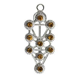 Mystic Kabbalah Tree of Life - For Spiritual Enlightenment Pendant Necklace