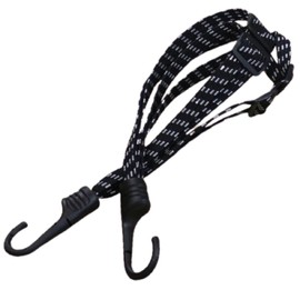 ARARAGI Cargo Elastic Cord Bicycle Basket Bike Net Carry Cart Luggage Fixing String Elastic Cord Band Bike Accessories (Black, 35.4 inches (90 cm), 2 Pieces)