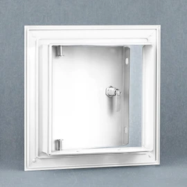 QWORK Aluminum Alloy Access Panel, 6 x 6 Inch Service Shaft Door Panel for Wall and Ceiling Electrical
