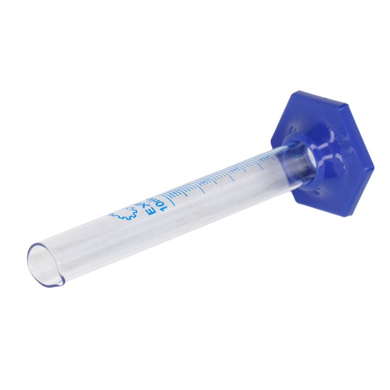 10PCS 10mL Measuring Cylinder Glass Graduated Cylinder Set Laboratory Experiment
