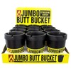 [3PCE] Home Master Jumbo Ashtray Butt Bucket, Windproof and Spacious,