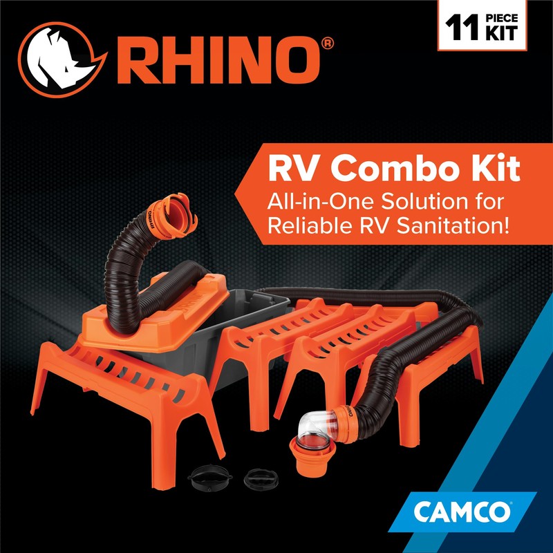 Camco Rhino Ultimate 20' RV Sewer Hose Kit — All-in-One