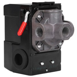 Pressure Switch 4 Hole 4 Way Mechanical Switch Controller for Air Compressor  20A 95‑125PSI