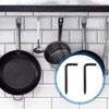 INCREWAY 24 Pcs L Hook Screws L-Shaped Hooks Self Tapping