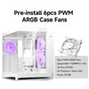 PCCOOLER C3T500 ARGB PC Case Mid Tower Desktop Computer Gaming