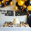 Bye Bye 8th Grade Hello High School Banner and Cupcake