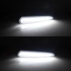 GTINTHEBOX Clear Lens White LED Rear Side Marker Lights for