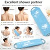 Back Scrubber for Shower, Double Sided Exfoliating Back Exfoliator with