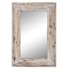 EMAISON 36 X 24 inch Wall Mount Wood Frame Bathroom