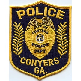 Old Style Conyers Georgia GA Police Patch
