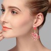 YUNXI Blue Enamel Crab Dangle Earrings for Women Nautical Coastal