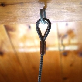 Wire rope24 stainless steel cable with nozzles, stainless steel cable with nozzles V4A AISI 316., Silver