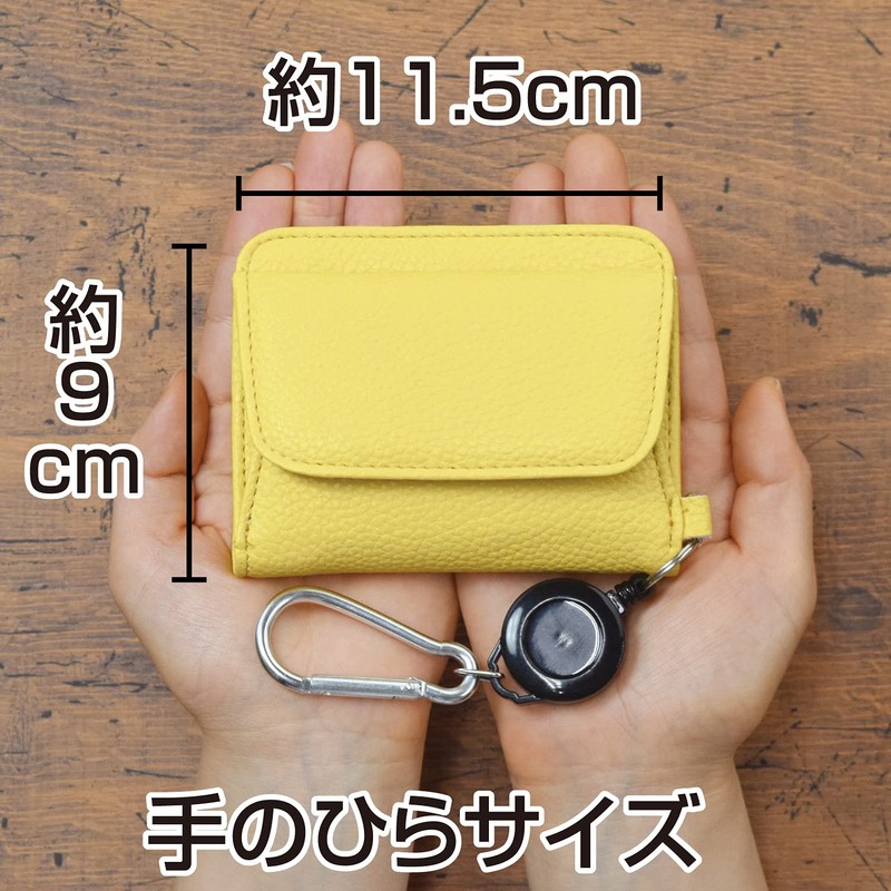 Fine FIN-980YE Compact Wallet with Reel Yellow