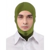 Seeksmile Unisex Lycra Spandex Full Cover Zentai Hood Mask (Adult