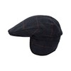 WALKER AND HAWKES - Derby Tweed Eddie Flat Cap w/Foldable